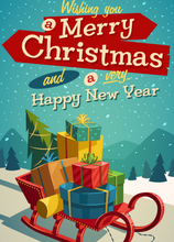 Load image into Gallery viewer, Christmas Recordable Audio Voice Greeting Card
