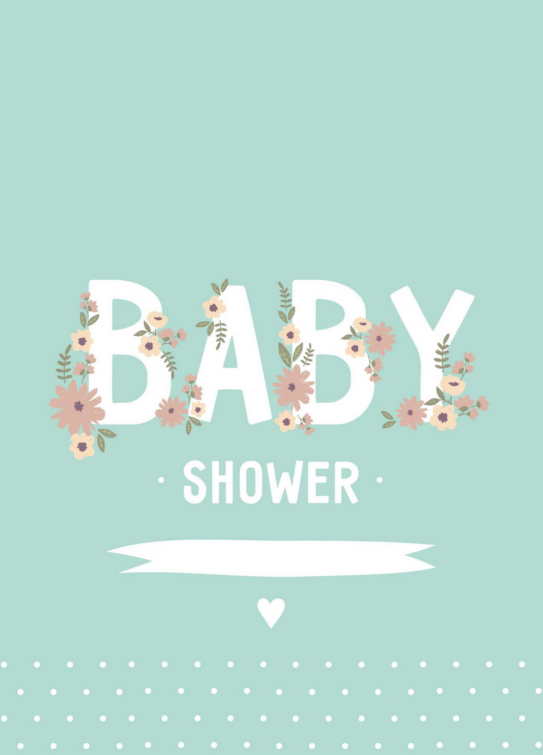 Baby Shower Recordable Audio Voice Greeting Card 