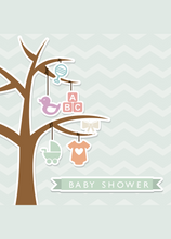Load image into Gallery viewer, Baby Shower Recordable Audio Voice Greeting Card 
