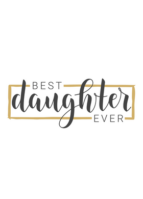 Daughter Recordable Audio Voice Greeting Card 