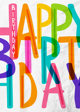 Load image into Gallery viewer, Birthday Recordable Audio Voice Greeting Card
