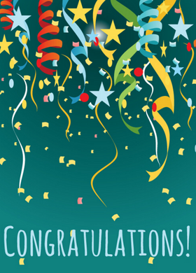 Congratulations Recordable Audio Voice Greeting Card