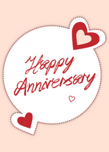 Load image into Gallery viewer, Anniversary Recordable Audio Voice Greeting Card
