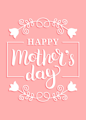 Mother's Day Recordable Audio Voice Greeting Card
