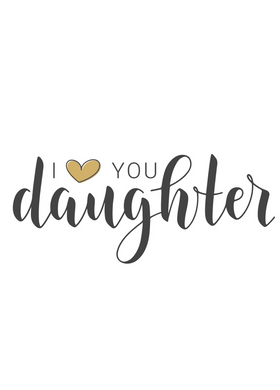 Daughter Recordable Audio Voice Greeting Card 