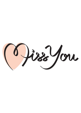 Miss You Recordable Audio Voice Greeting Card