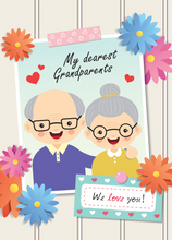Load image into Gallery viewer, Grandparents Recordable Audio Voice Greeting Card
