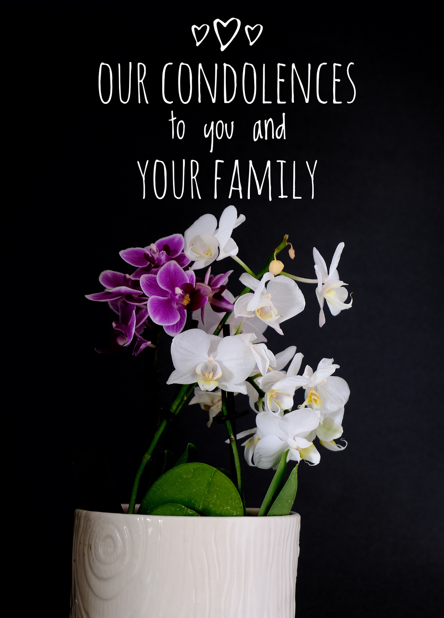 our condolences