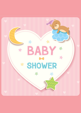 Baby Shower Recordable Audio Voice Greeting Card
