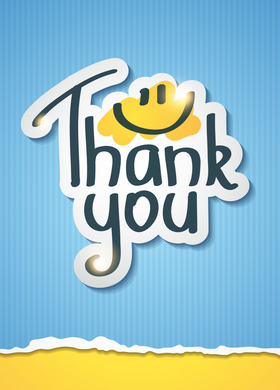 Thank You Recordable Audio Voice Greeting Card 