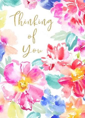 Thinking of You Recordable Audio Voice Greeting Card