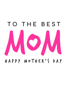 Mother's Day Recordable Audio Voice Greeting Card